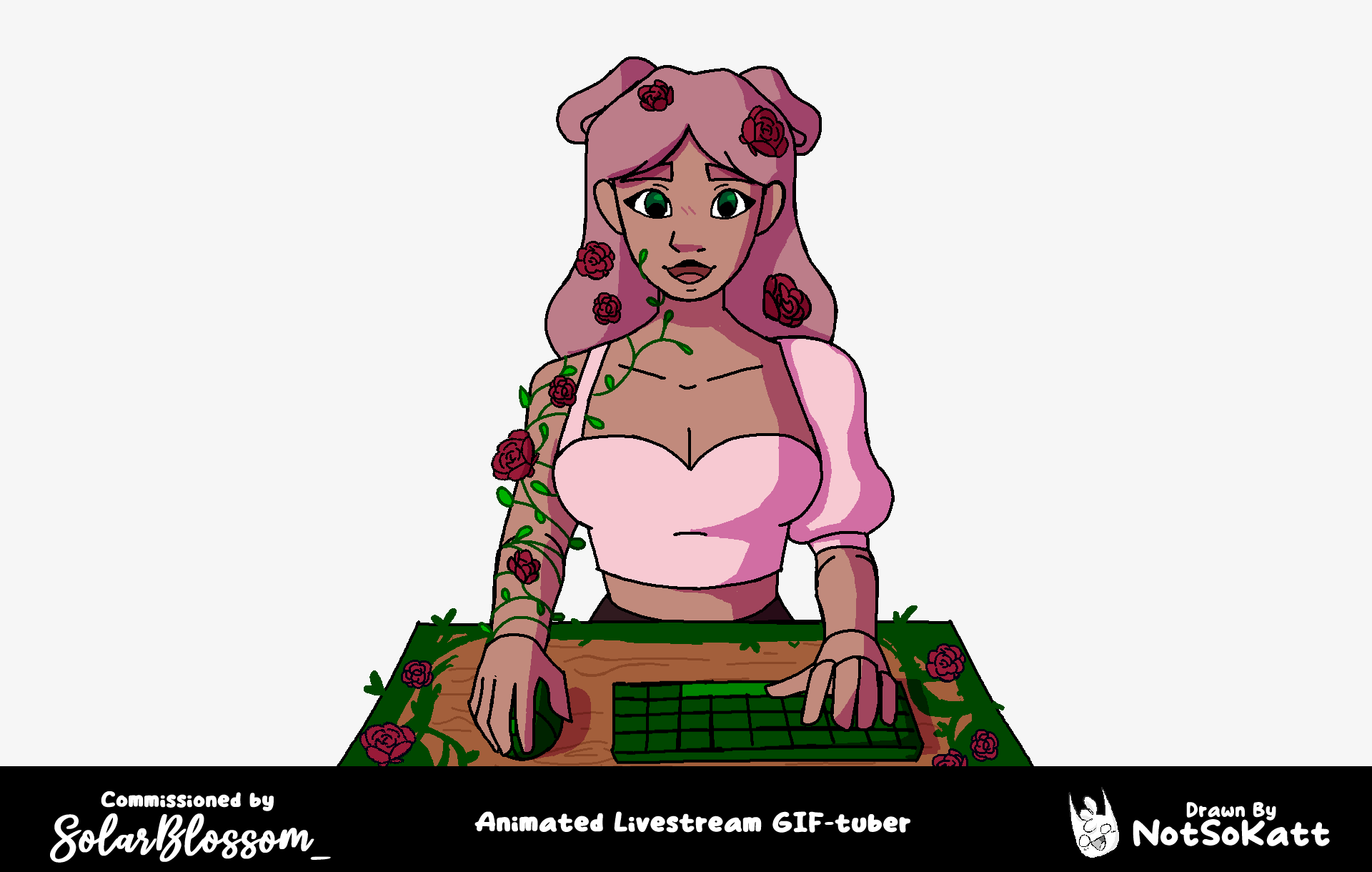 Rose Bloom - GIFtuber - SolarBlossom_ Live Streaming