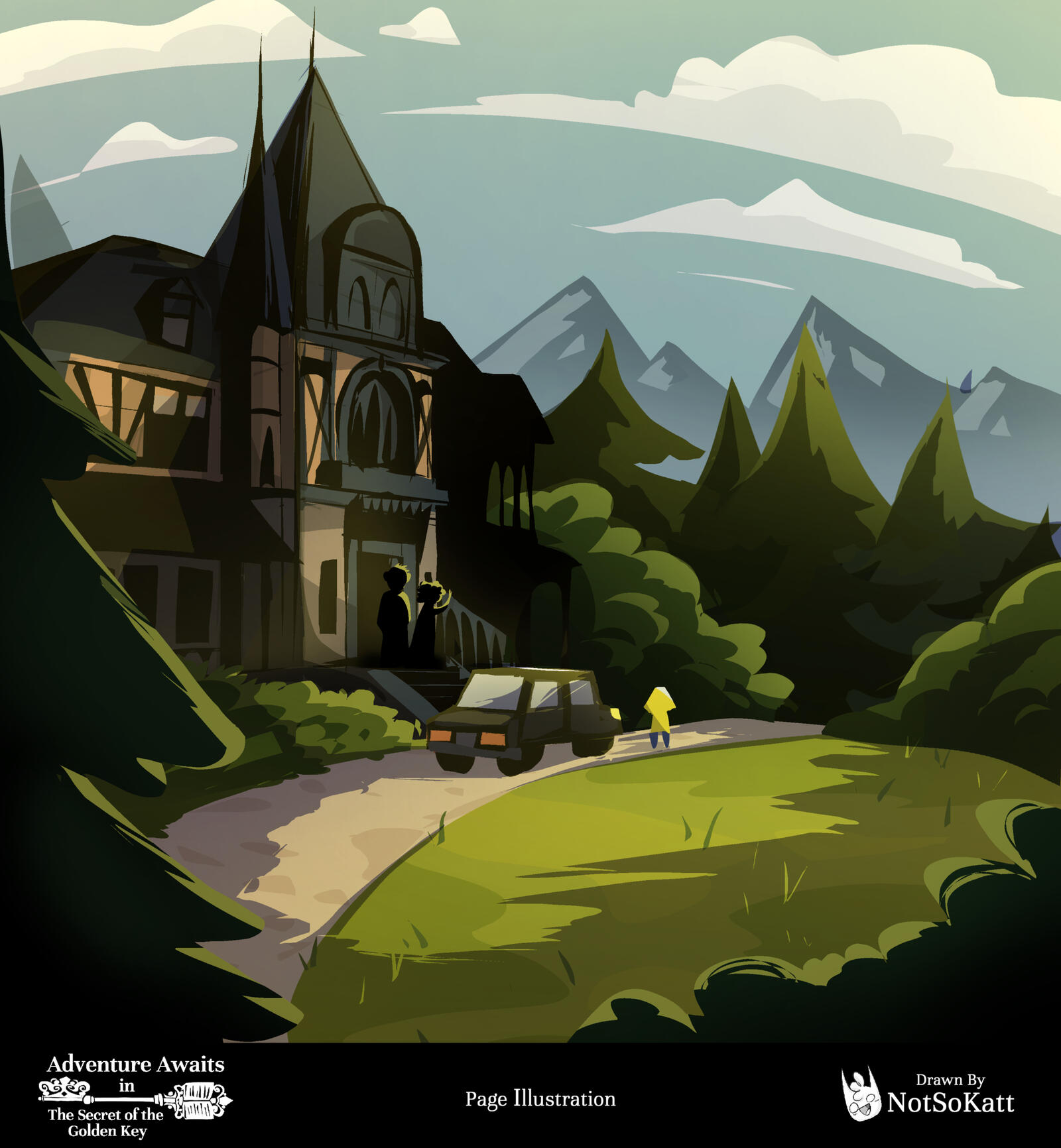 Grandma&#39;s House - Adventure Awaits in The Secret of the Golden Key - Visual Novel Game