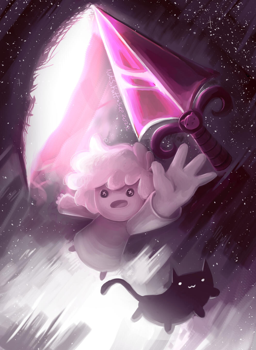 Broccoli Soup Fanart (edited) - Featured in Fanart Corner in Webcomic - Personal Work