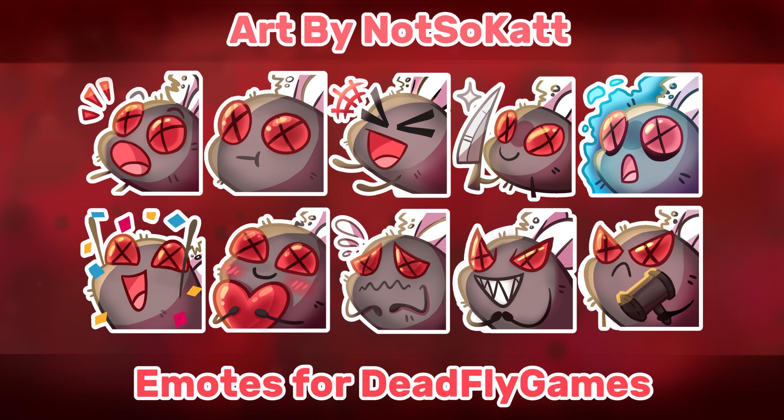 DeadFly - Emotes - DeadFlyGames / PigeonPostGames Live Streaming