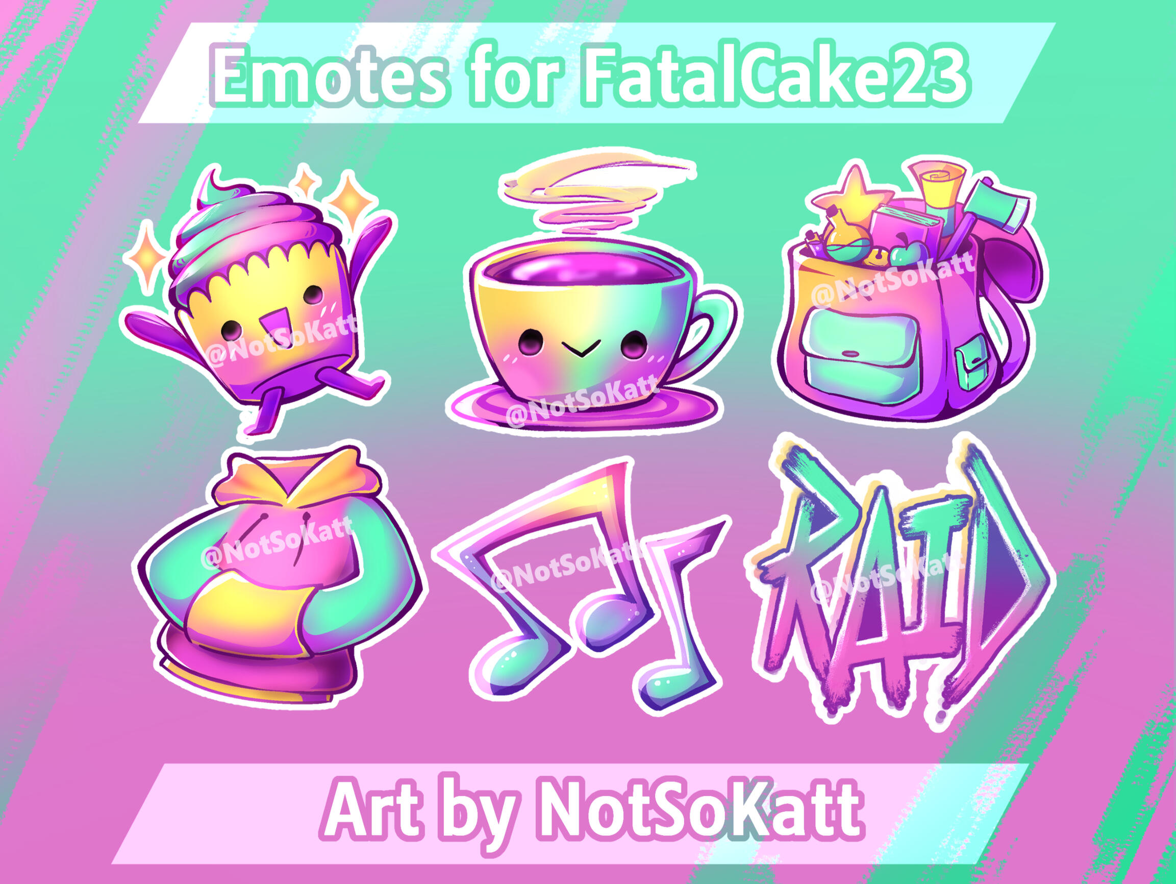 Cute Objects - Emotes - FatalCake23 Live Streaming
